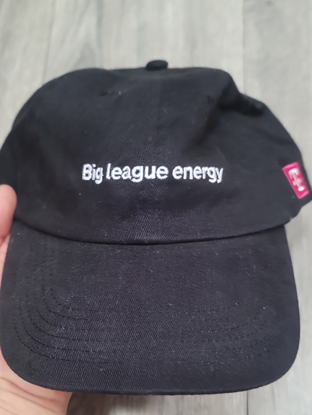 Big League Energy Black Baseball Cap by